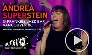 Andrea Superssttein at Frankies Jazz bar - concert videogrpahy