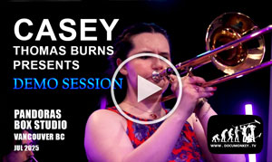 Casey Thomas Burns Demo sessions at Pandoras Box Studio - Music Videography